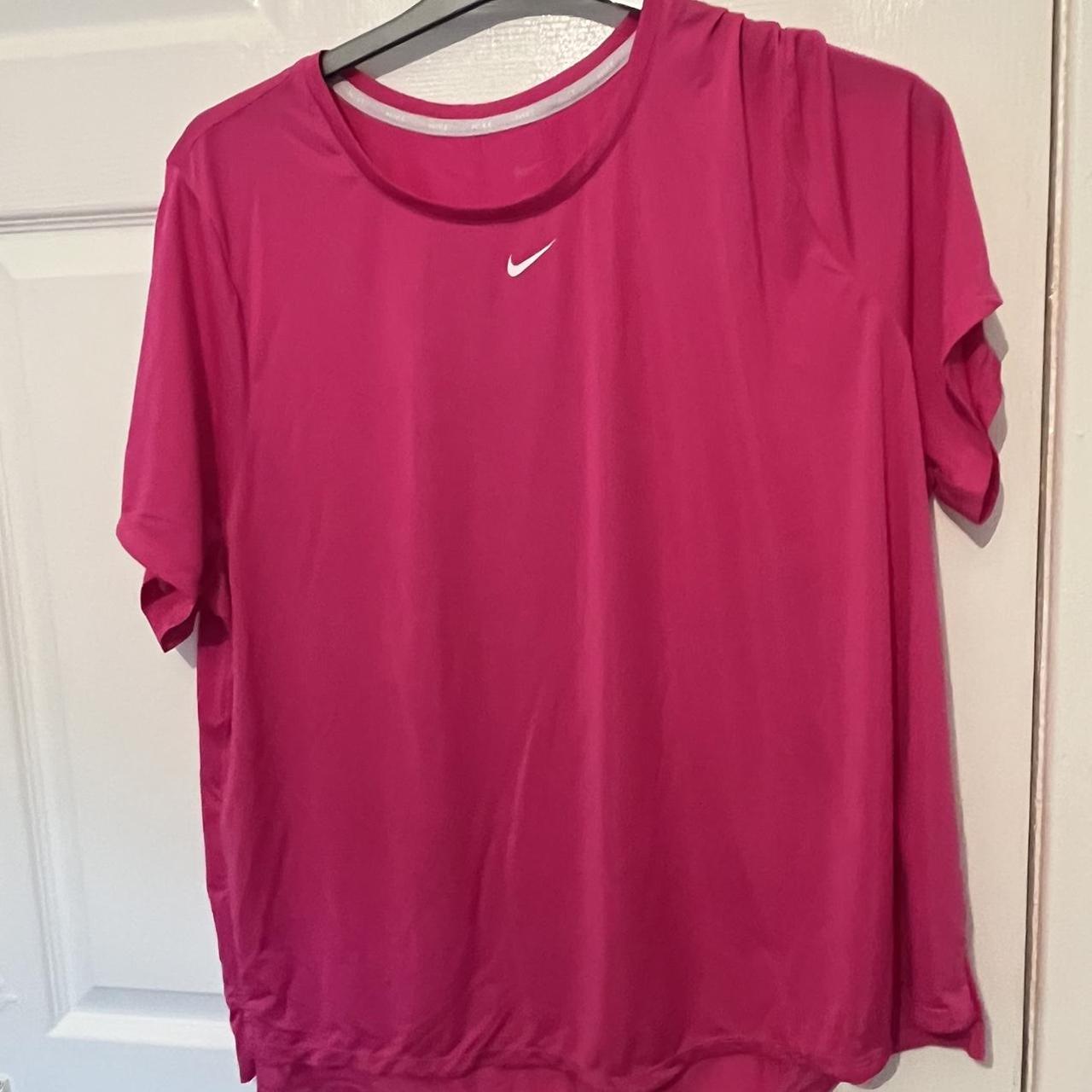 jd pink nike top
