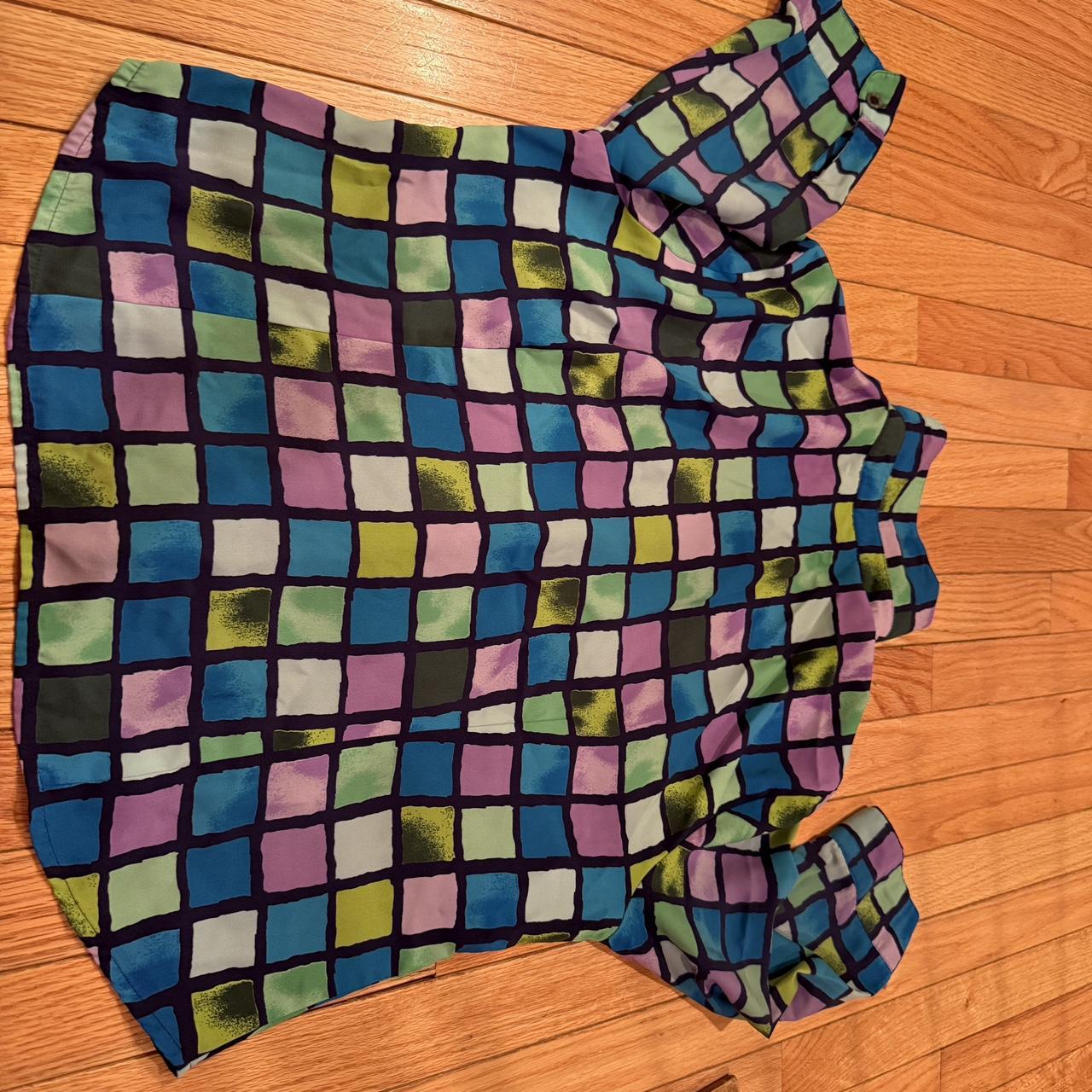 Women's Blouse - Multi – Multi-coloured button-up… - image 4