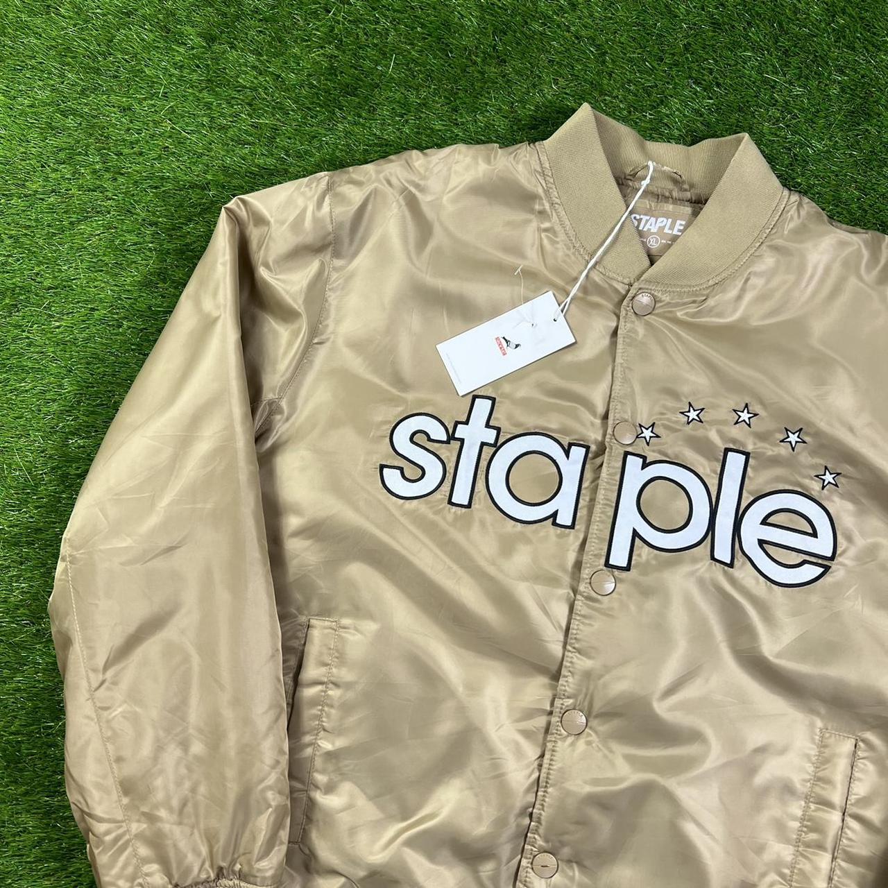 Nike Men's Tan and Cream Jacket Depop