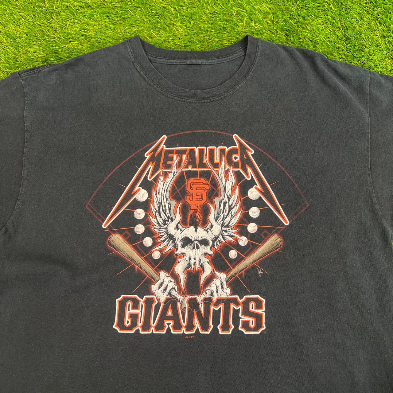 Vintage Metallica x San Francisco Giants MLB - Depop