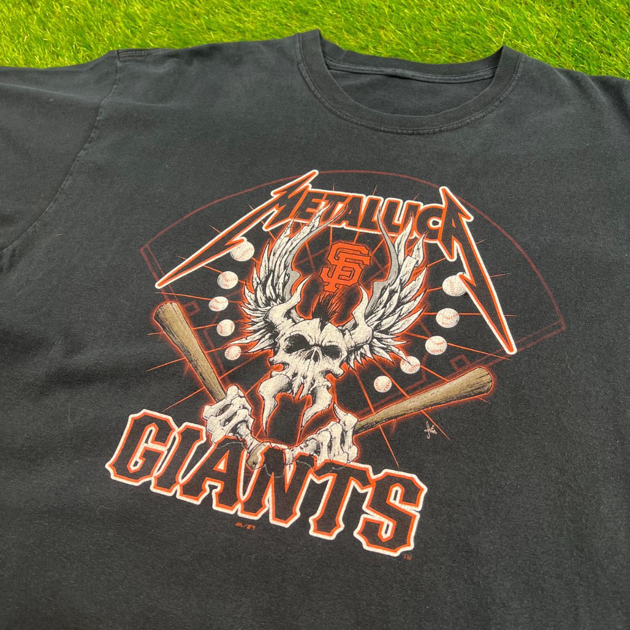 Gildan, Shirts, Metallica San Francisco Giants Vintage Tshirt