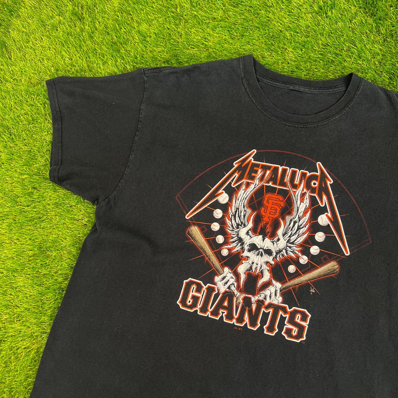 Vintage Metallica x San Francisco Giants MLB - Depop