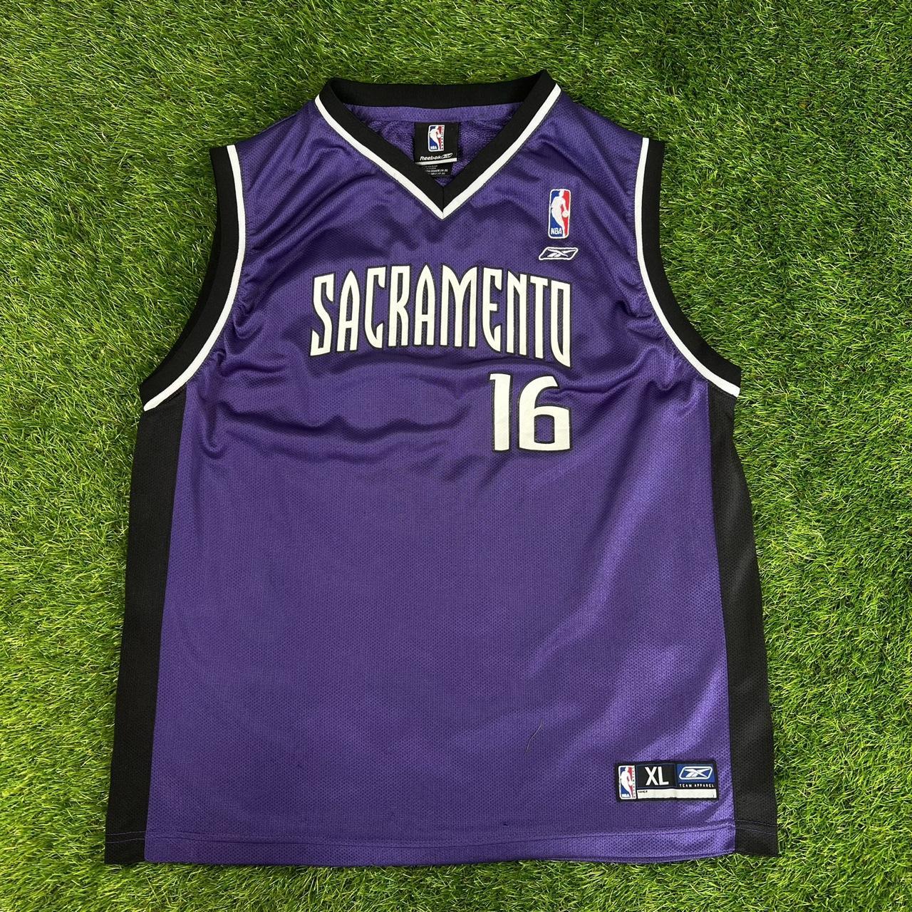 Vintage Basketball Jersey. Sacramento Kings retro... Depop