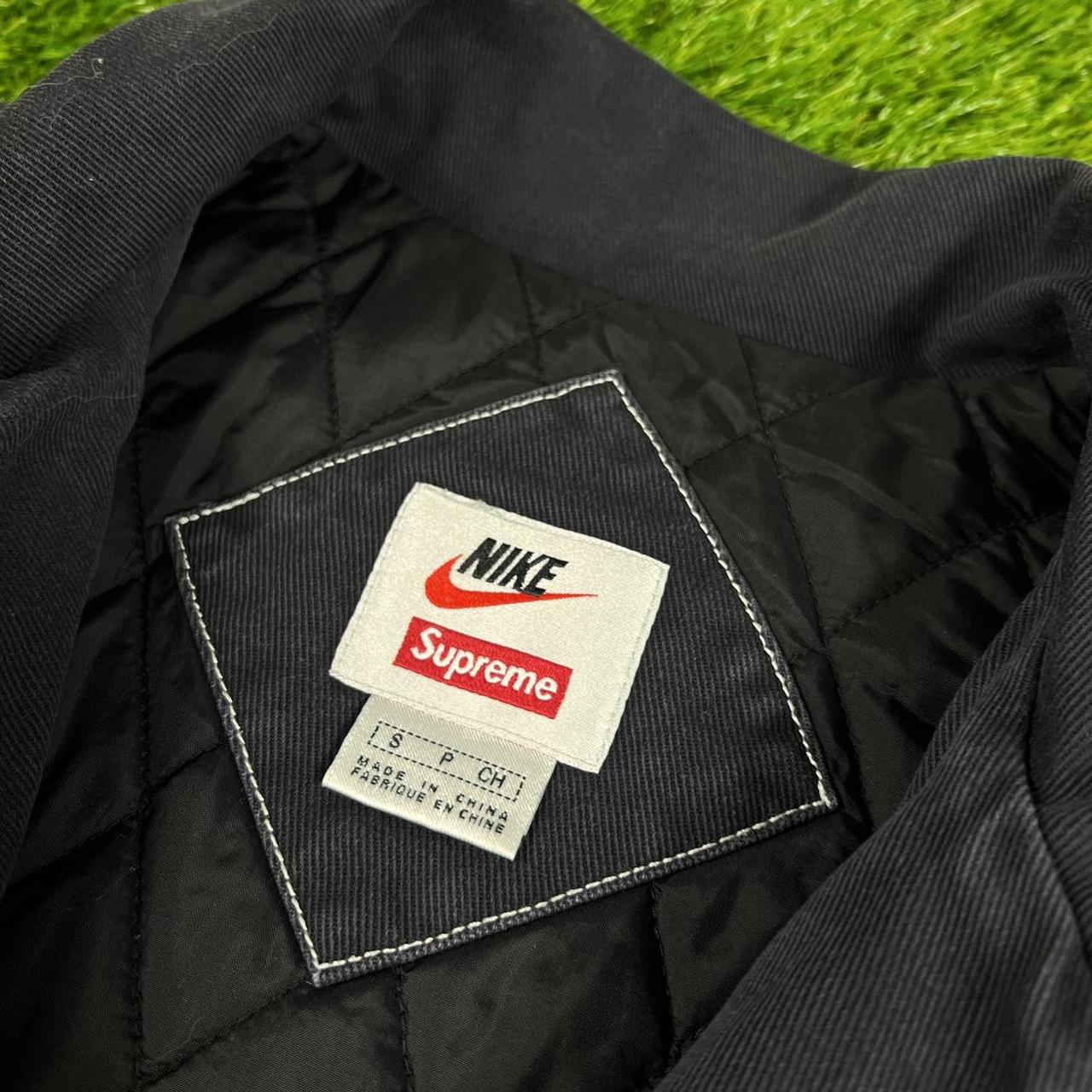 supreme nike leather jacket