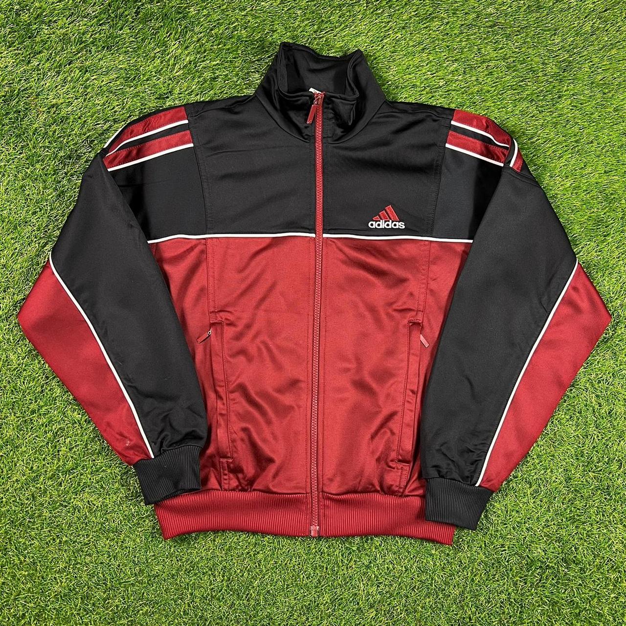 Vintage Adidas Track Jacket. Y2K retro bomber with