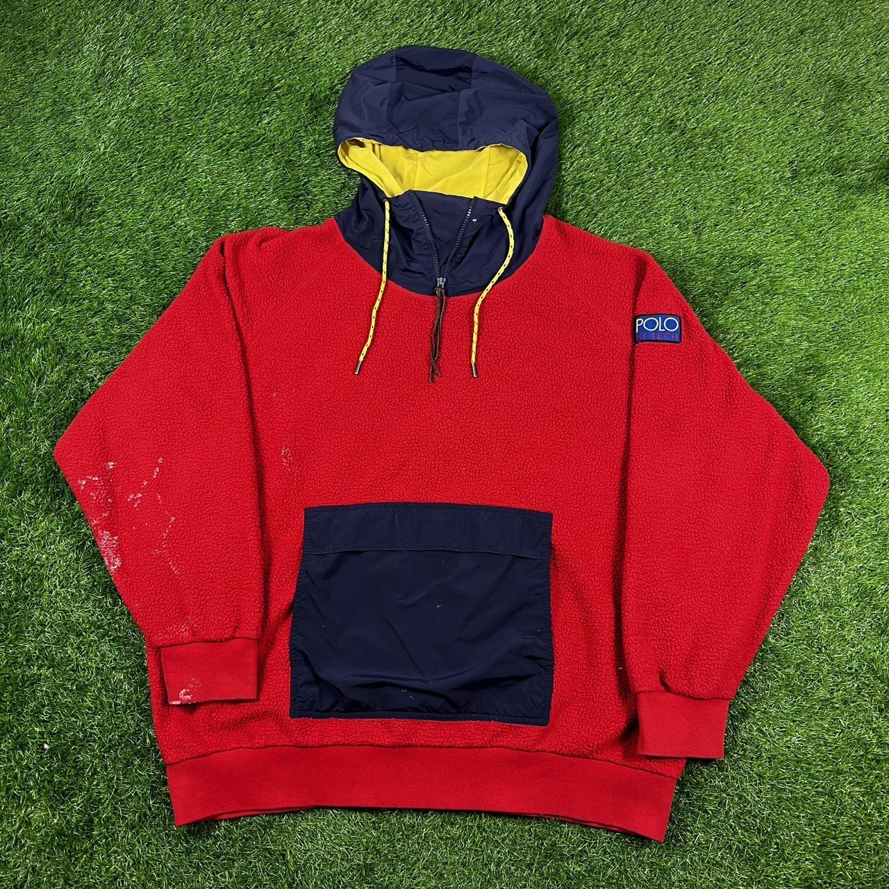 Retro Polo Hi-Tech top Ralph Lauren Fleece Pullover