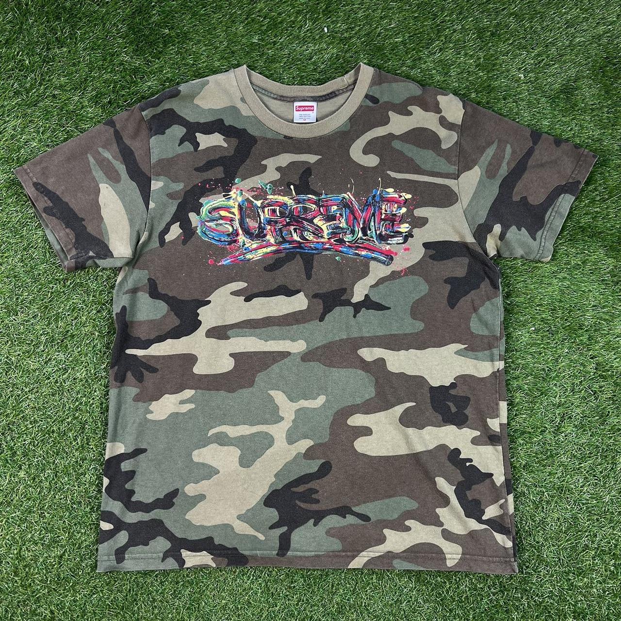 Camo supreme shirt online