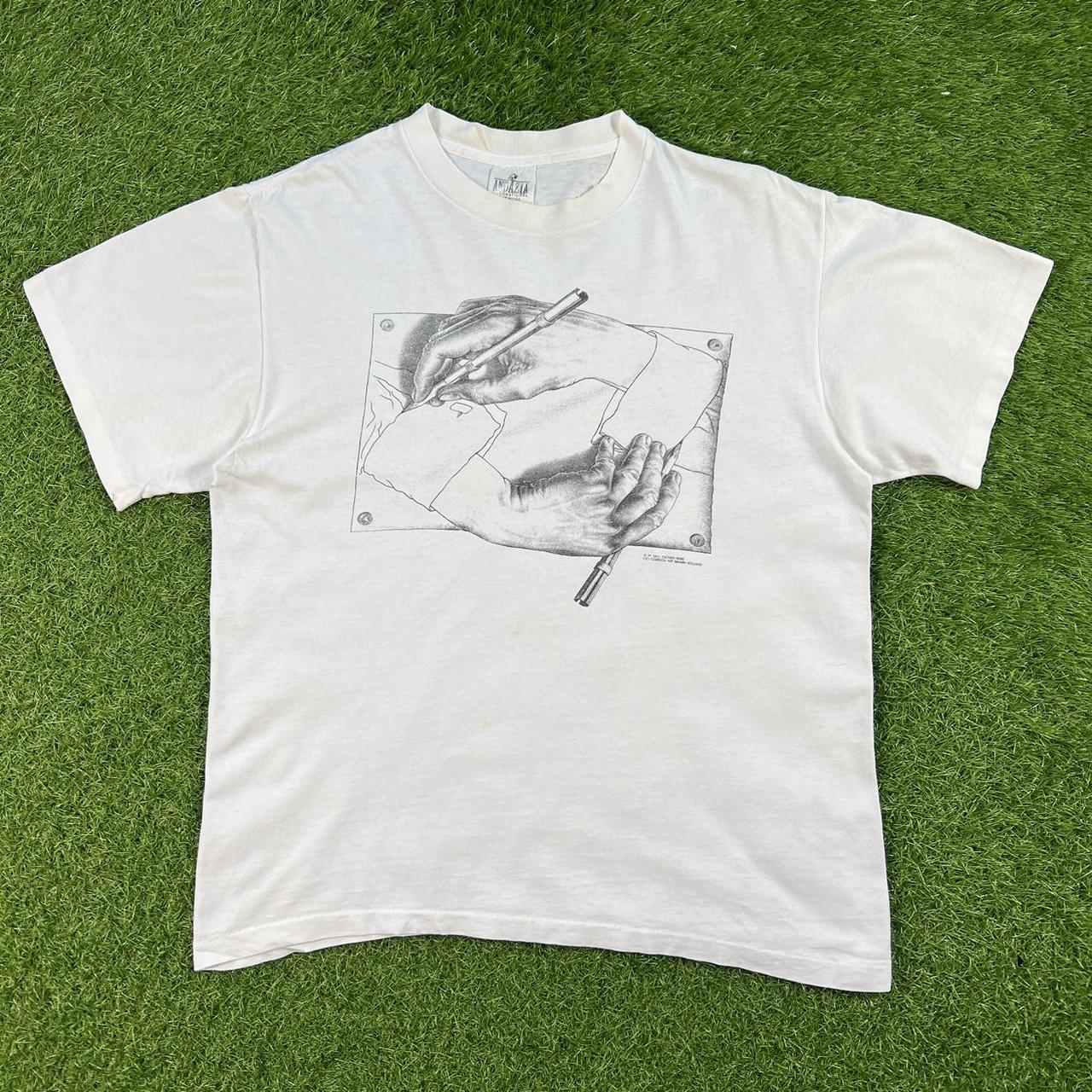 Vintage 90's mc 2024 escher single stitch art tee shirt