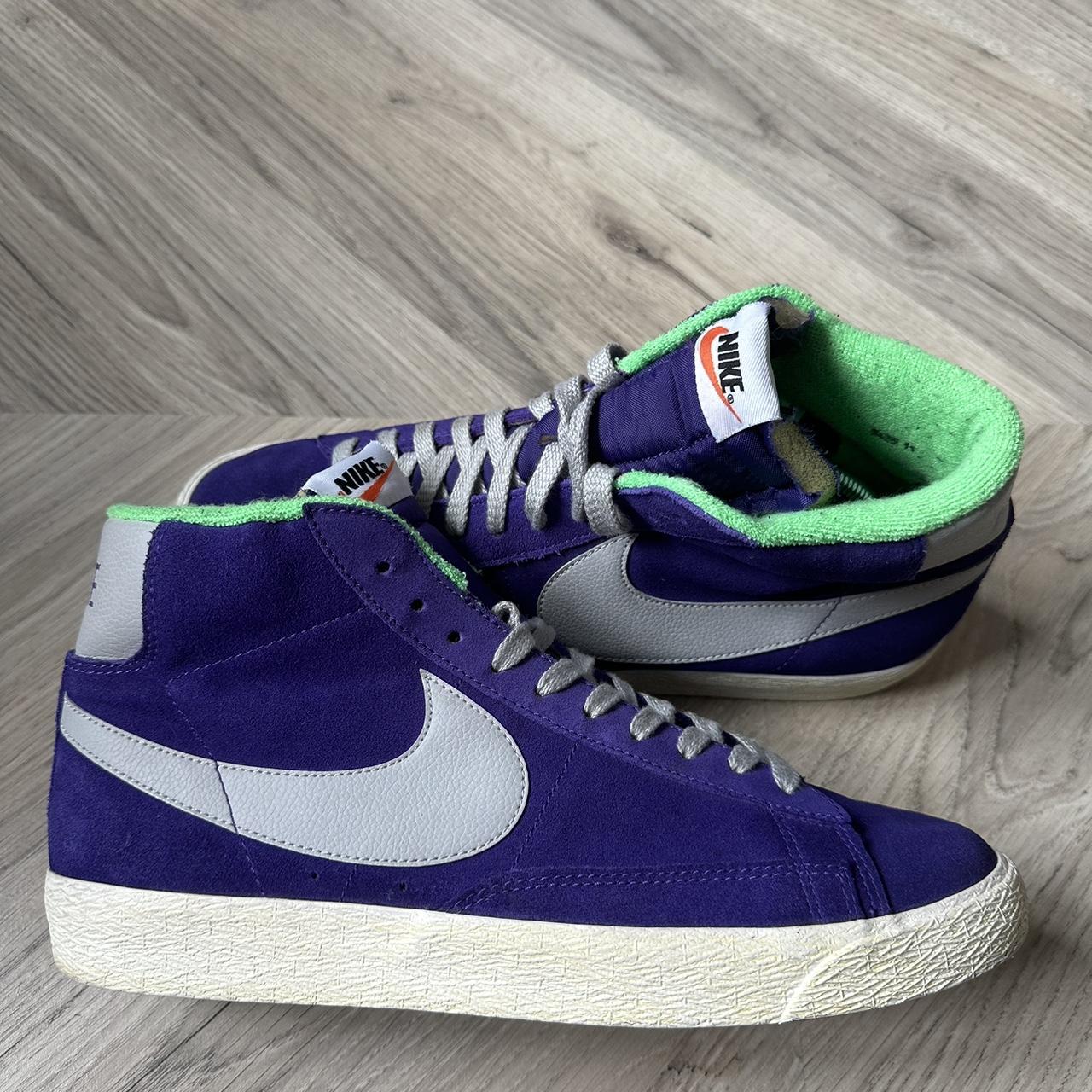 Rare Retro Nike Blazer Hi Top Trainers Depop - Main Image