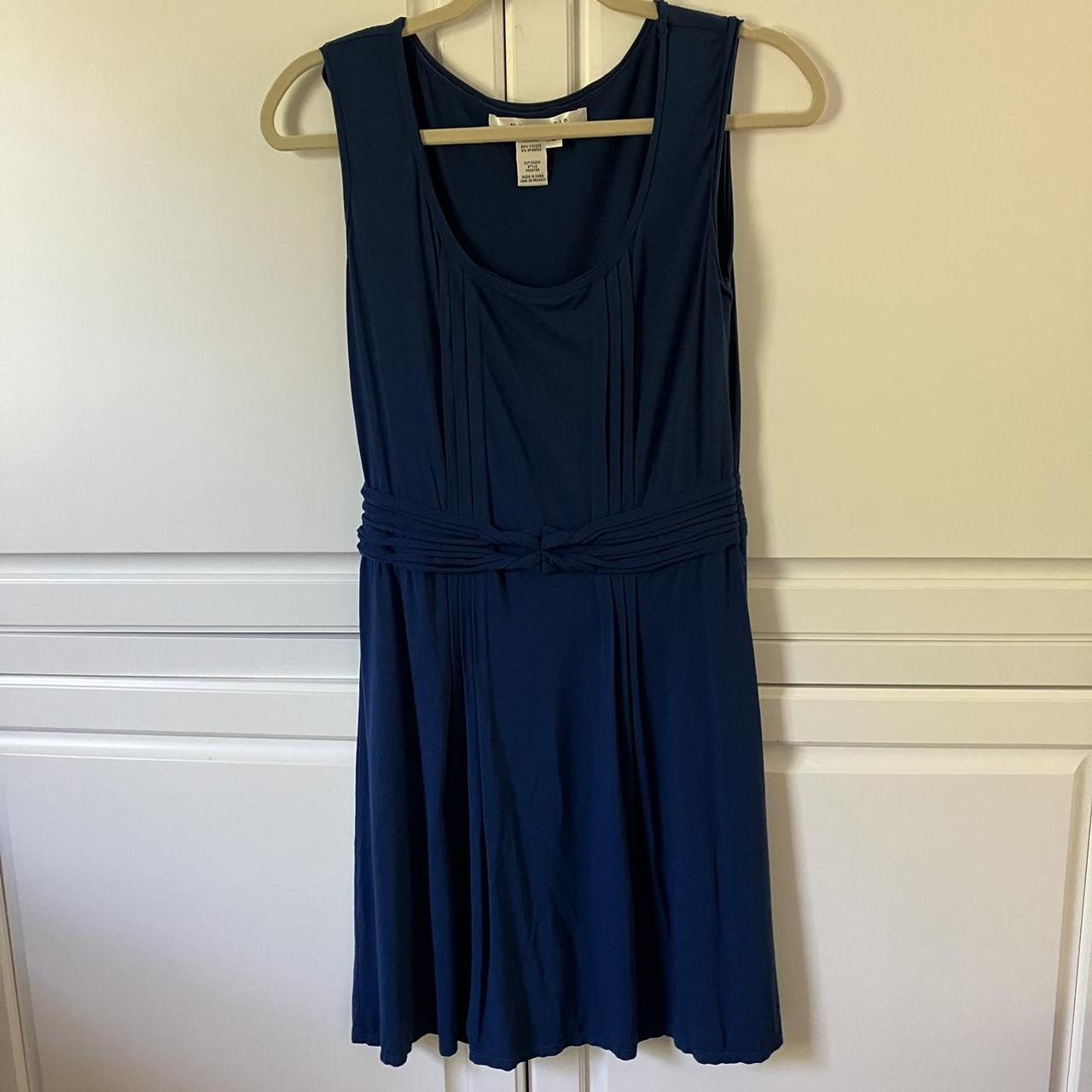 Max Studio Women's Blue Dress | Depop