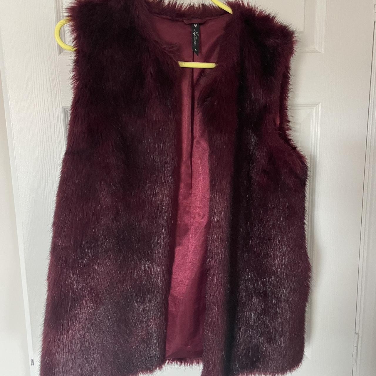 Wine deals fur gilet