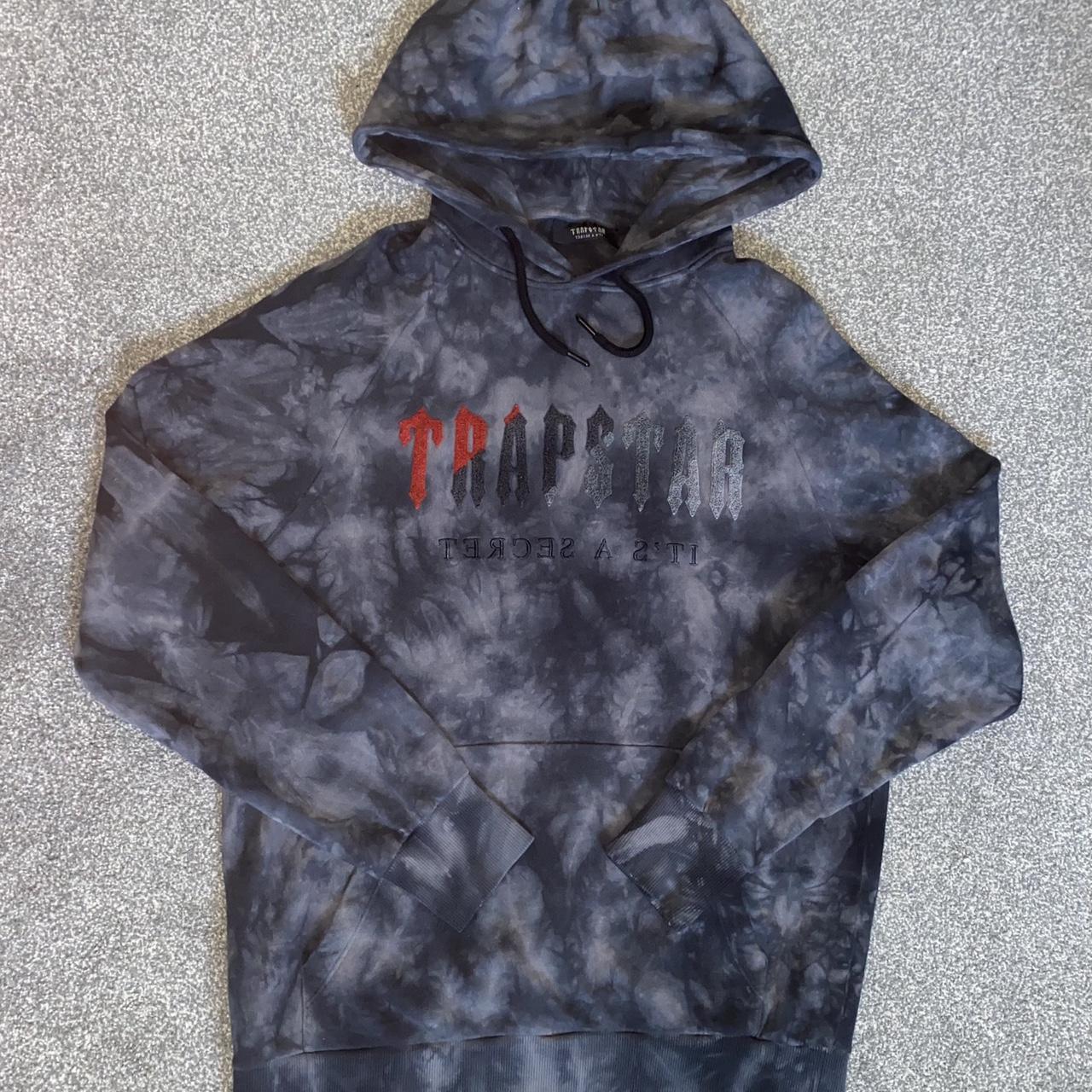 TRAPSTAR CHENILLE DECODED HOODIE TRACKSUIT TIE... Depop