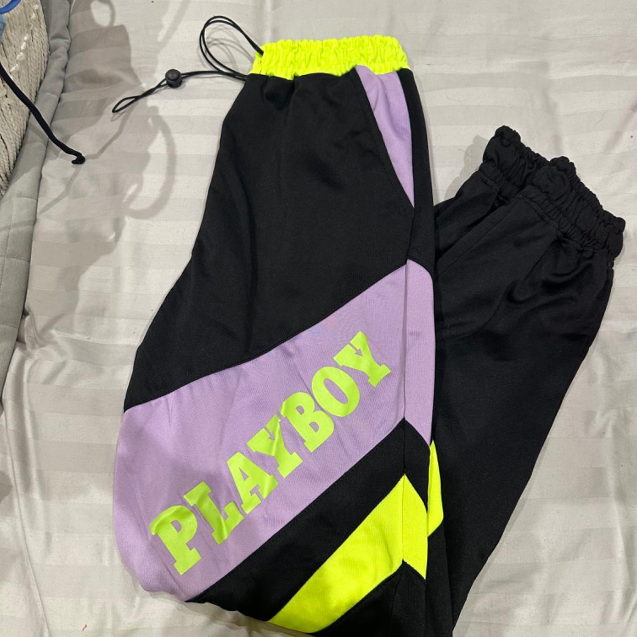 Playboy x miss guided neon joggers Uk 6 8 with. Depop