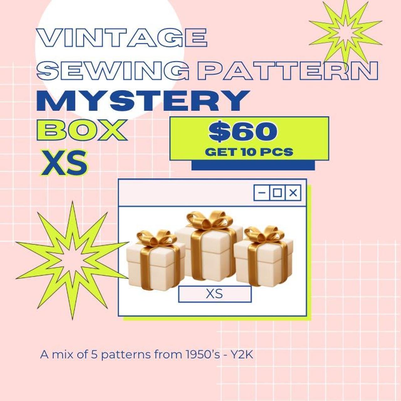 Vintage Sewing Pattern Mystery Box Womens Clothes Xs Depop