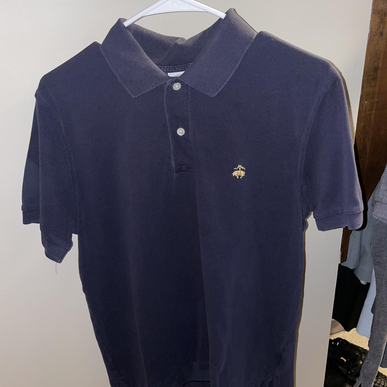 Brooks Brothers Men's Navy Polo-shirts | Depop