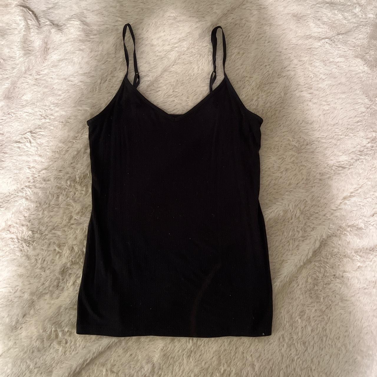 A new day black v neck tank - Depop