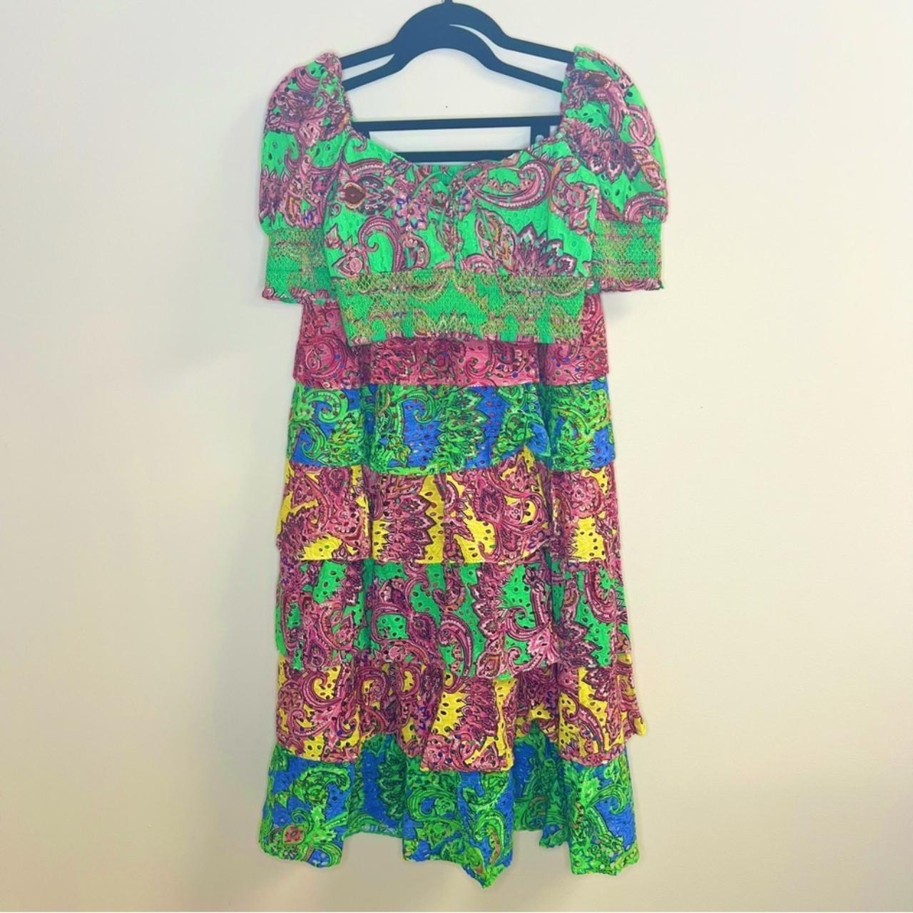 Alice + Olivia SET Jia tiered skirt & Crawford | Depop