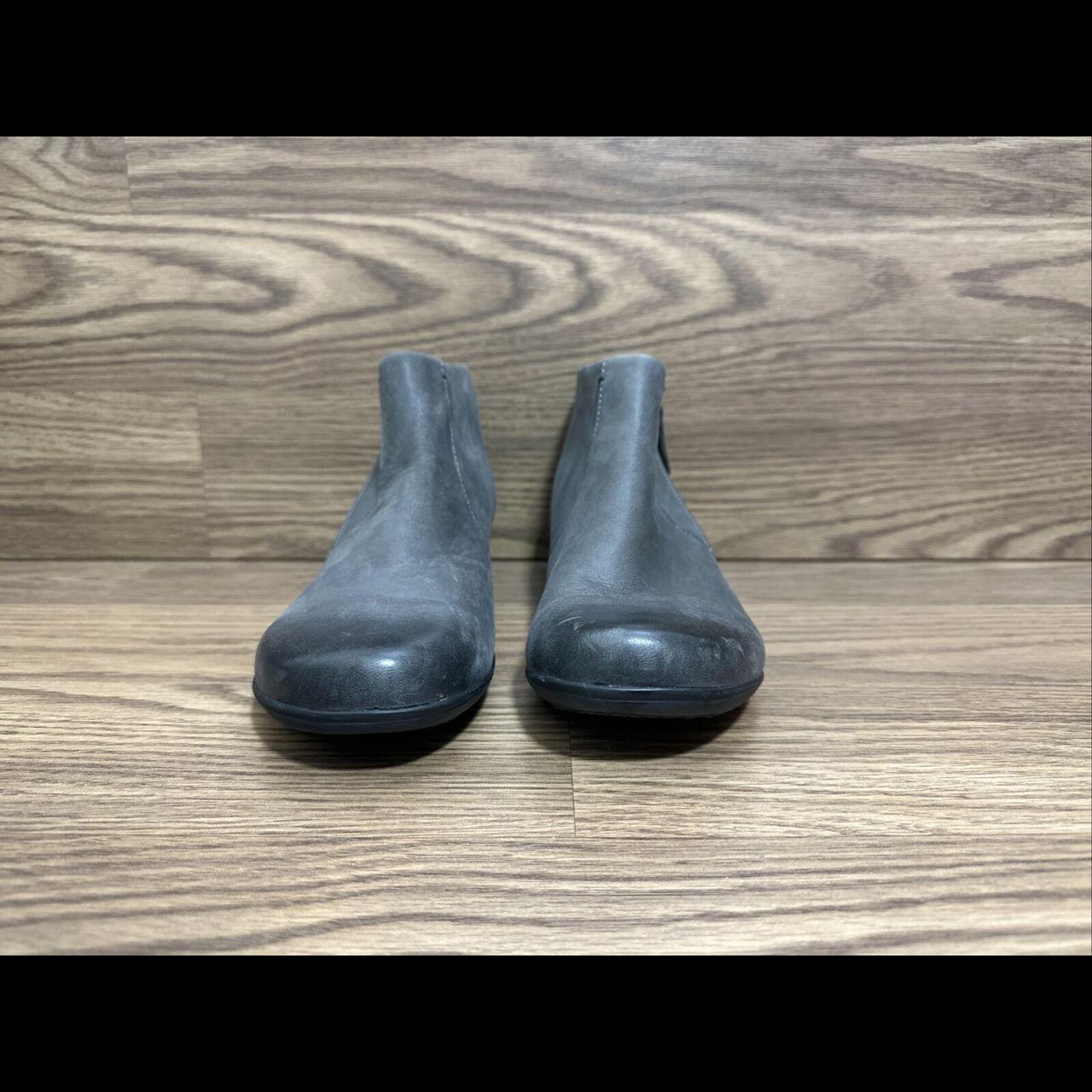 Dansko Fifi Ankle Boots 39 Burnished Nubuck Gray