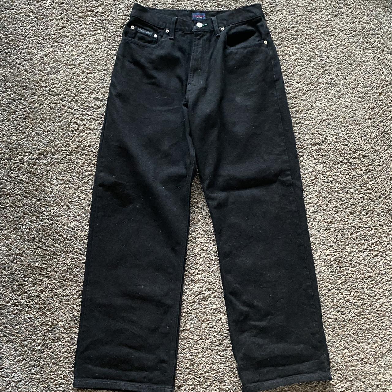 Tommy Hilfiger Men's Black Jeans | Depop