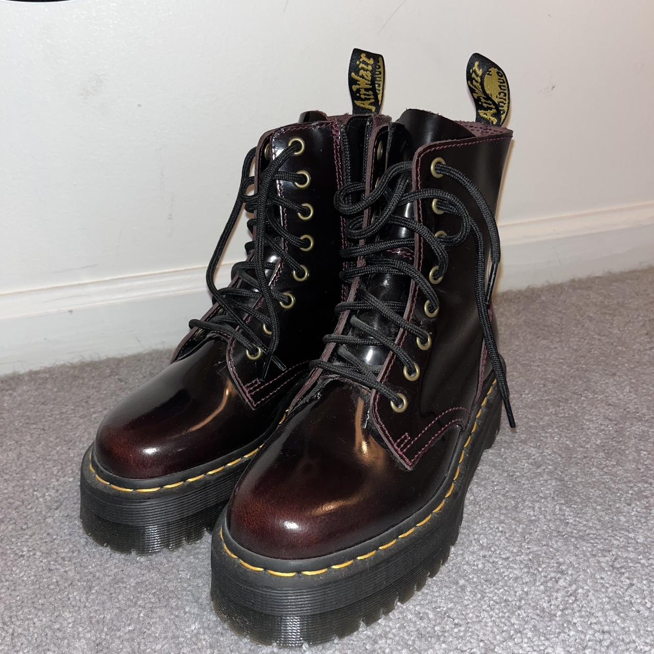 Dr. Marten Jadon Arcadia Boots Deep red color Depop