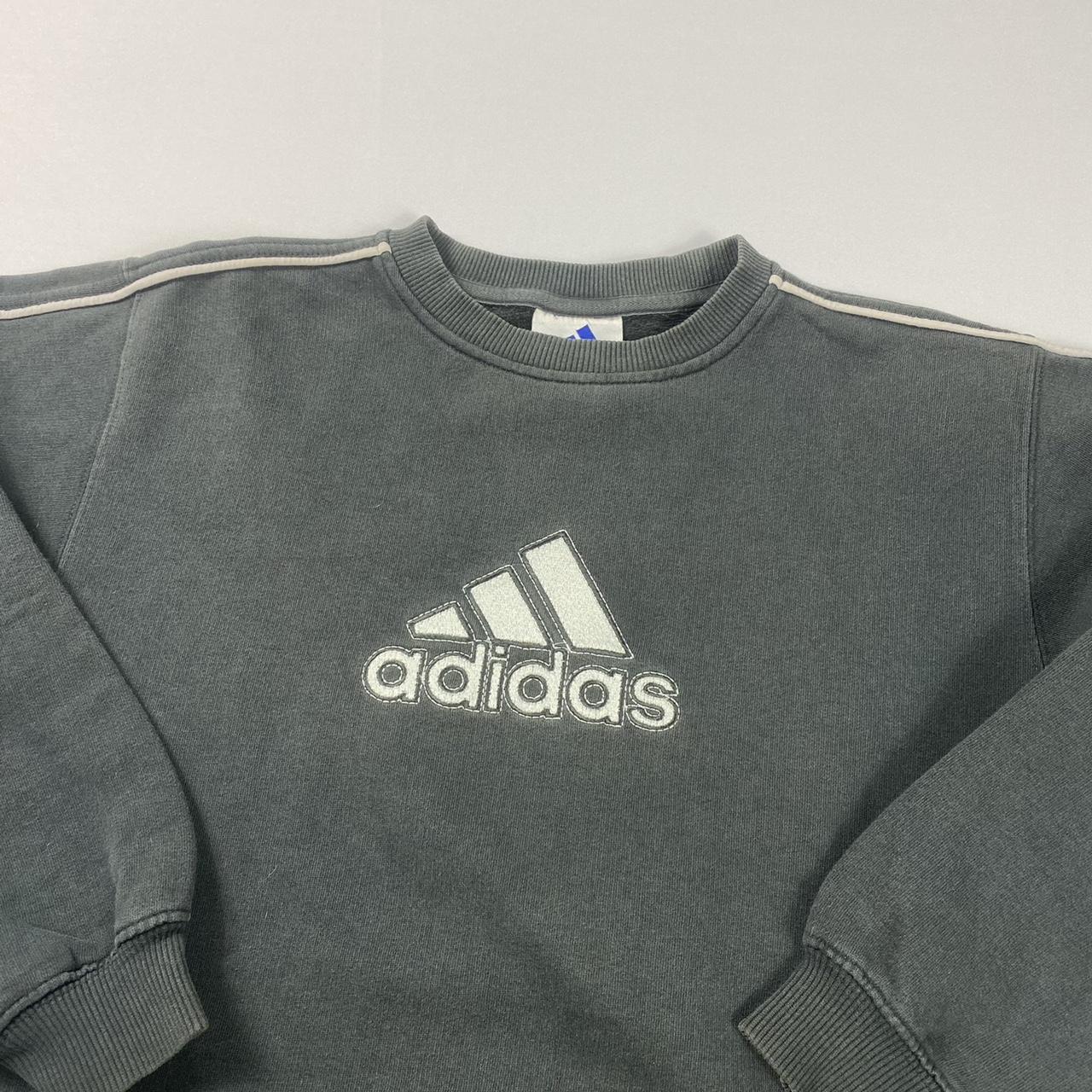 Adidas Women's Grey Jumper | Depop