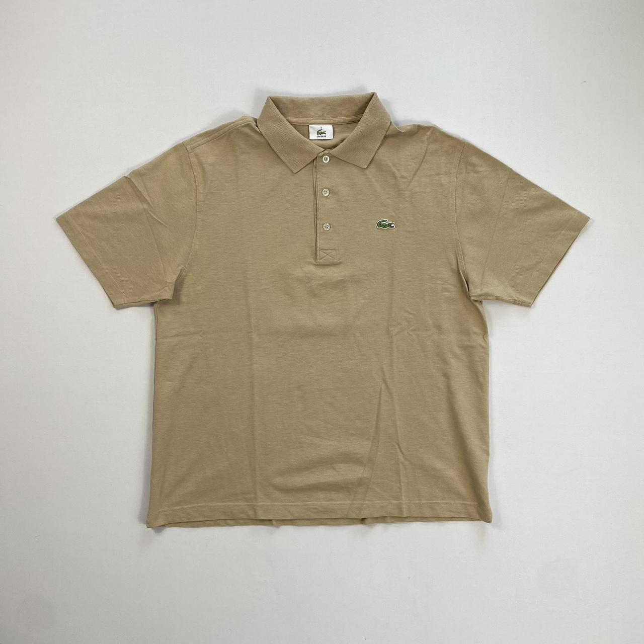 Lacoste Men's Cream Poloshirts Depop