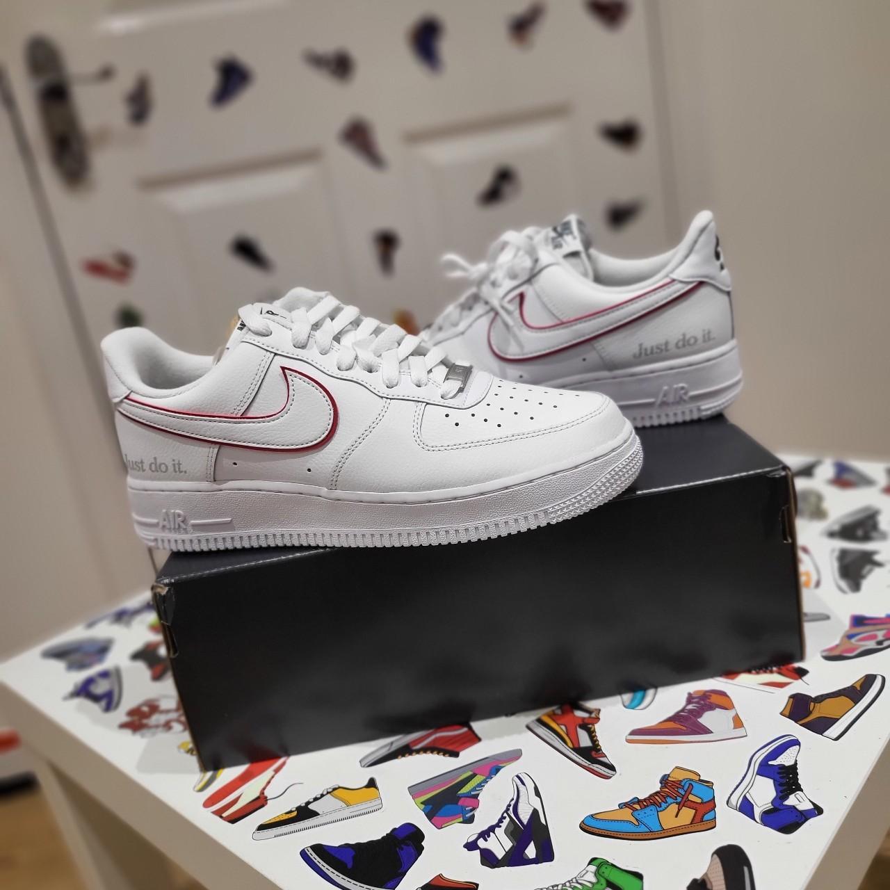 Nike Air force 1 just do it White University Depop