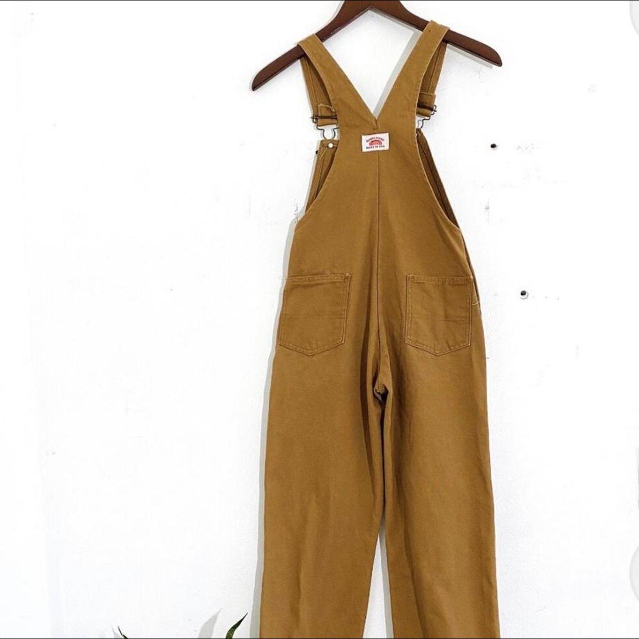 Vintage c.1980s Roundhouse overalls in a gorgeous... - Depop