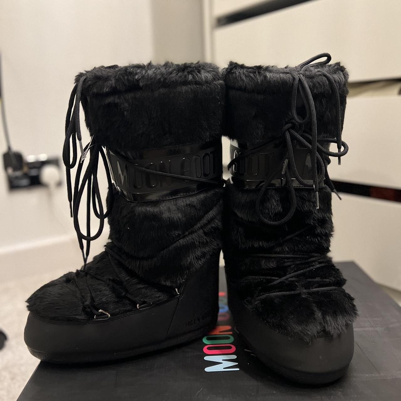 Moon Boot - Faux Fur classic snow boots •Free... - Depop