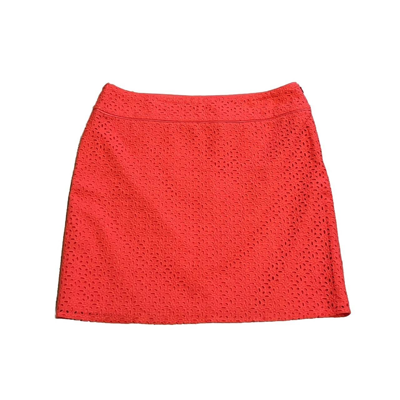 Saint Tropez West Eyelet Floral Cotton Mini Skirt in... - Depop