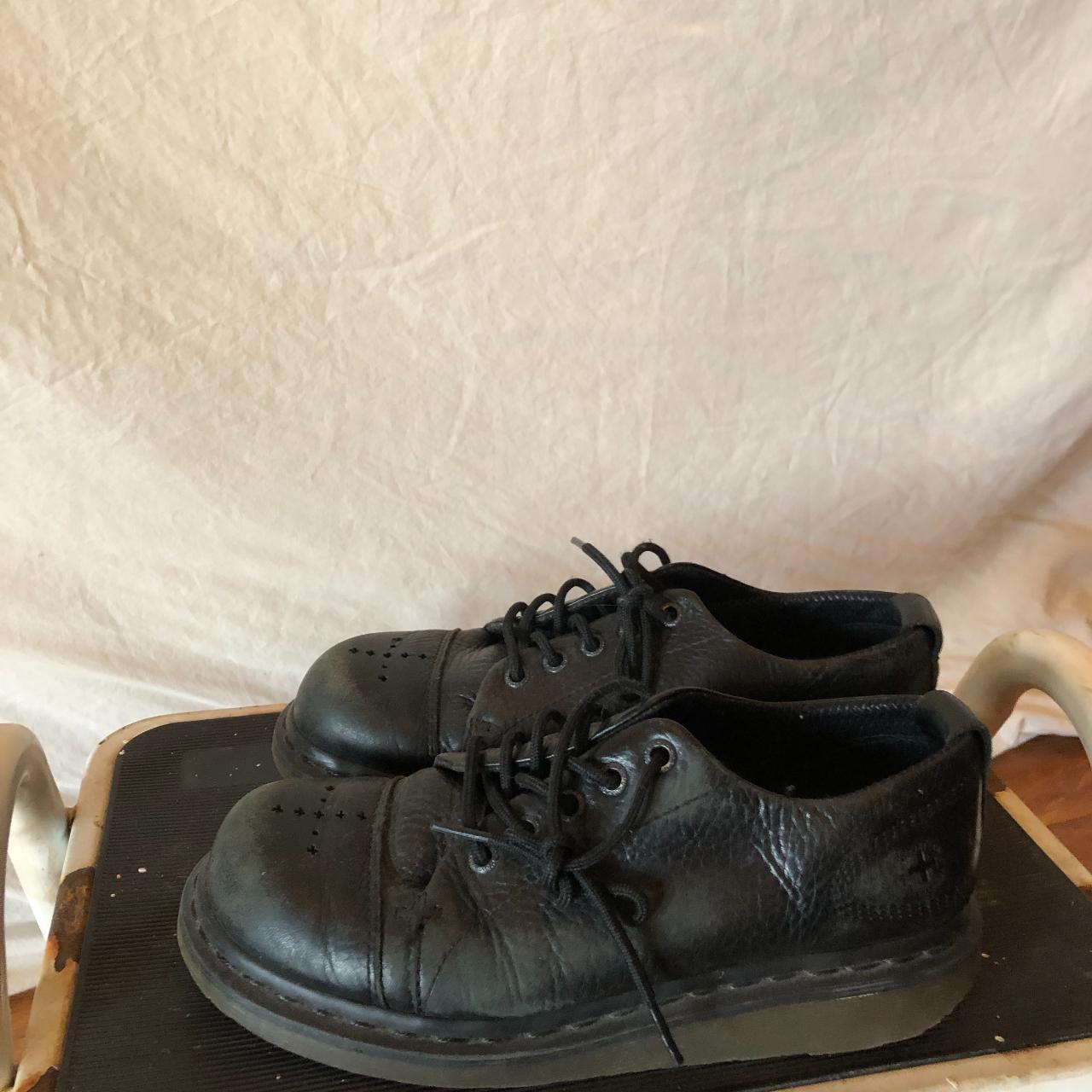 Vintage leather Doc Marten brogues size 7 womens,... - Depop