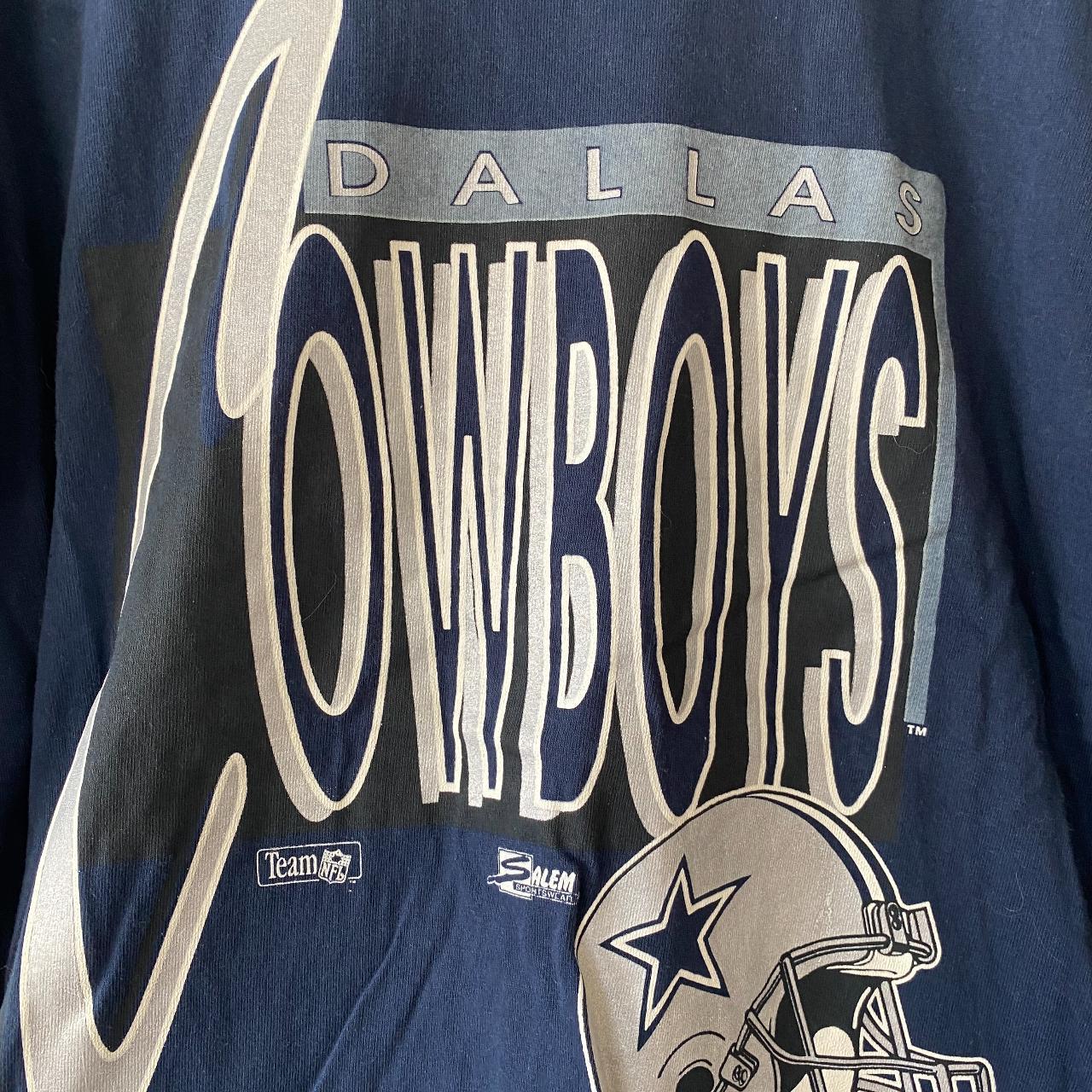 90's Salem sportswear NFL Dallas Cowboys Crewneck - Depop