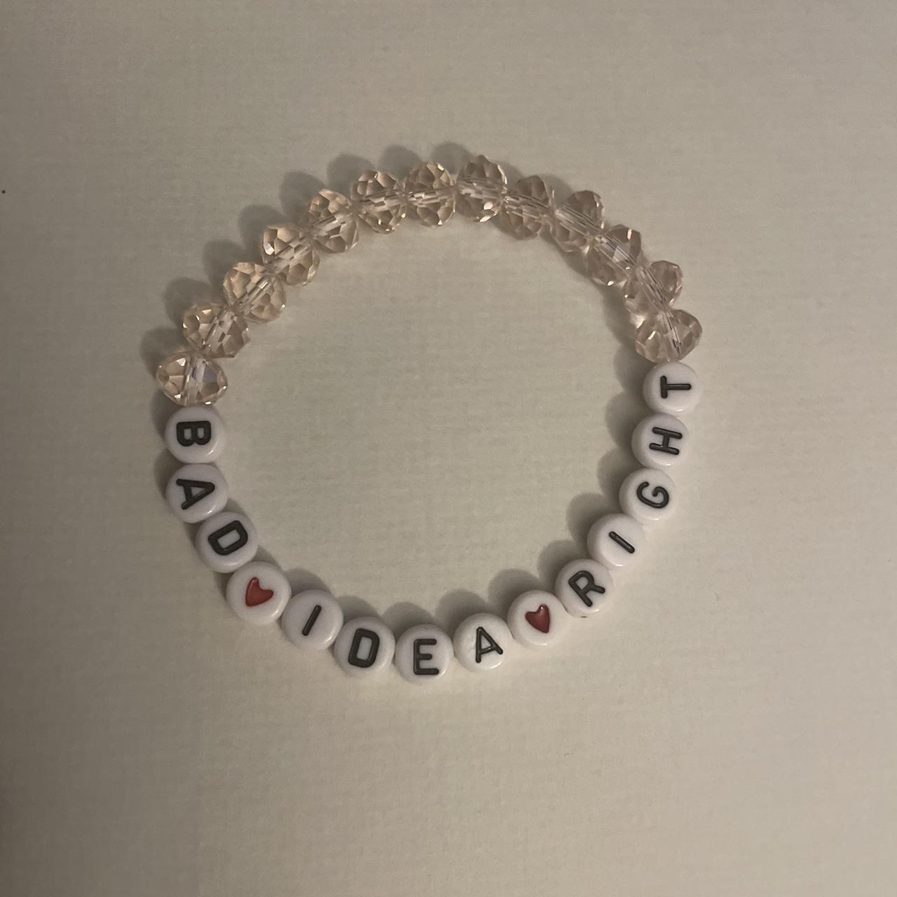 Bad idea right Olivia Rodrigo bracelet Handmade - Depop