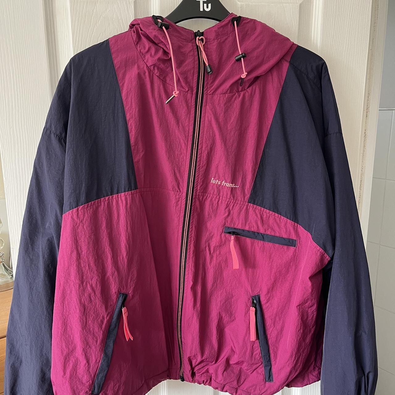 Urban outfitters iets frans fleece lined raincoat UK... - Depop