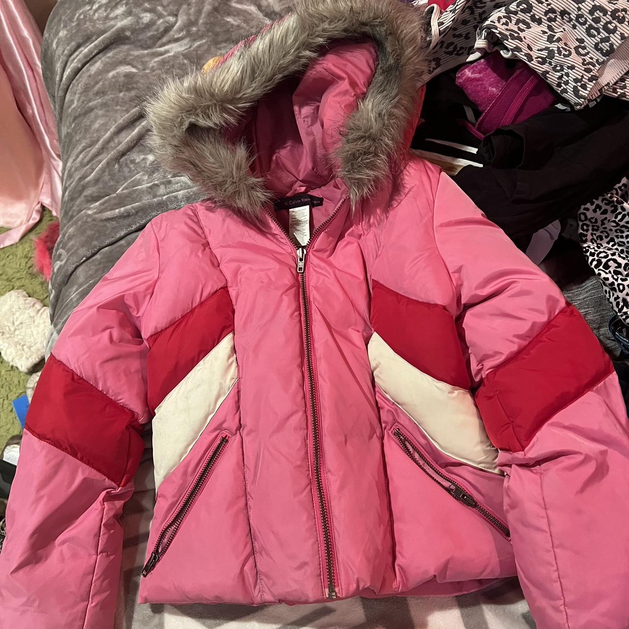 SUPER CUTE PINK WINTER JACKET Depop