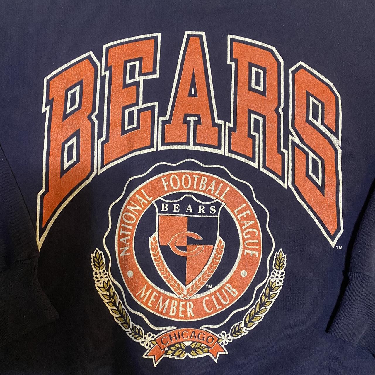 Chicago Bears Sweatshirt 90s Nutmeg Football Sweatshirt 