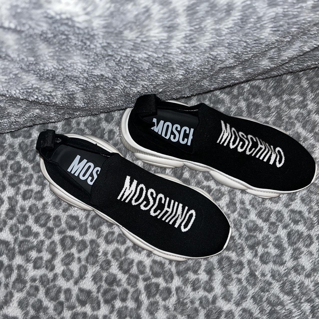 Moschino sneakers! This fits a men's US size: 7.5-8 | Depop