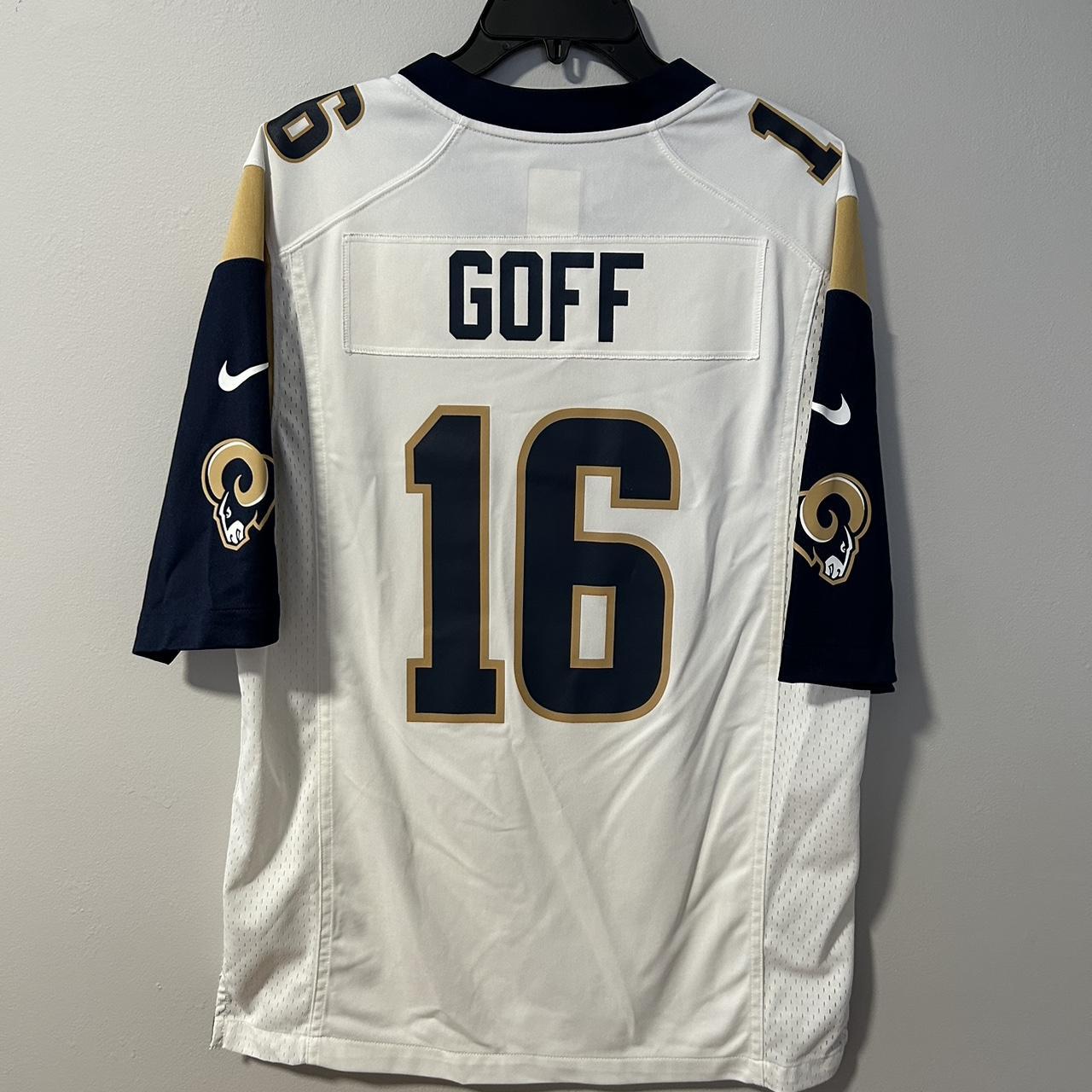 Nike Jersey Jared Goff Los Angeles Rams #16. size - Depop