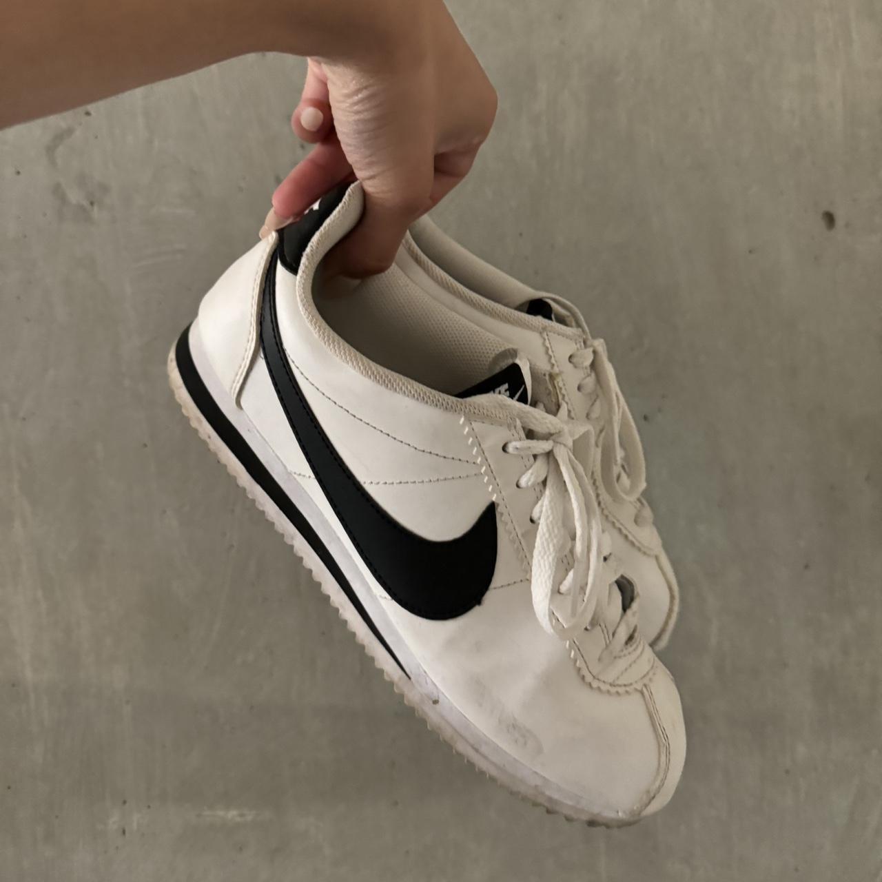 the perfect everyday black white Nike Cortez