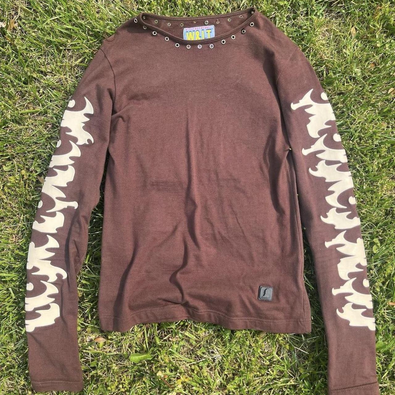 W&LT Tribal Long Sleeve Kiss the Future 𝗗𝗢 𝗡𝗢𝗧 | Depop