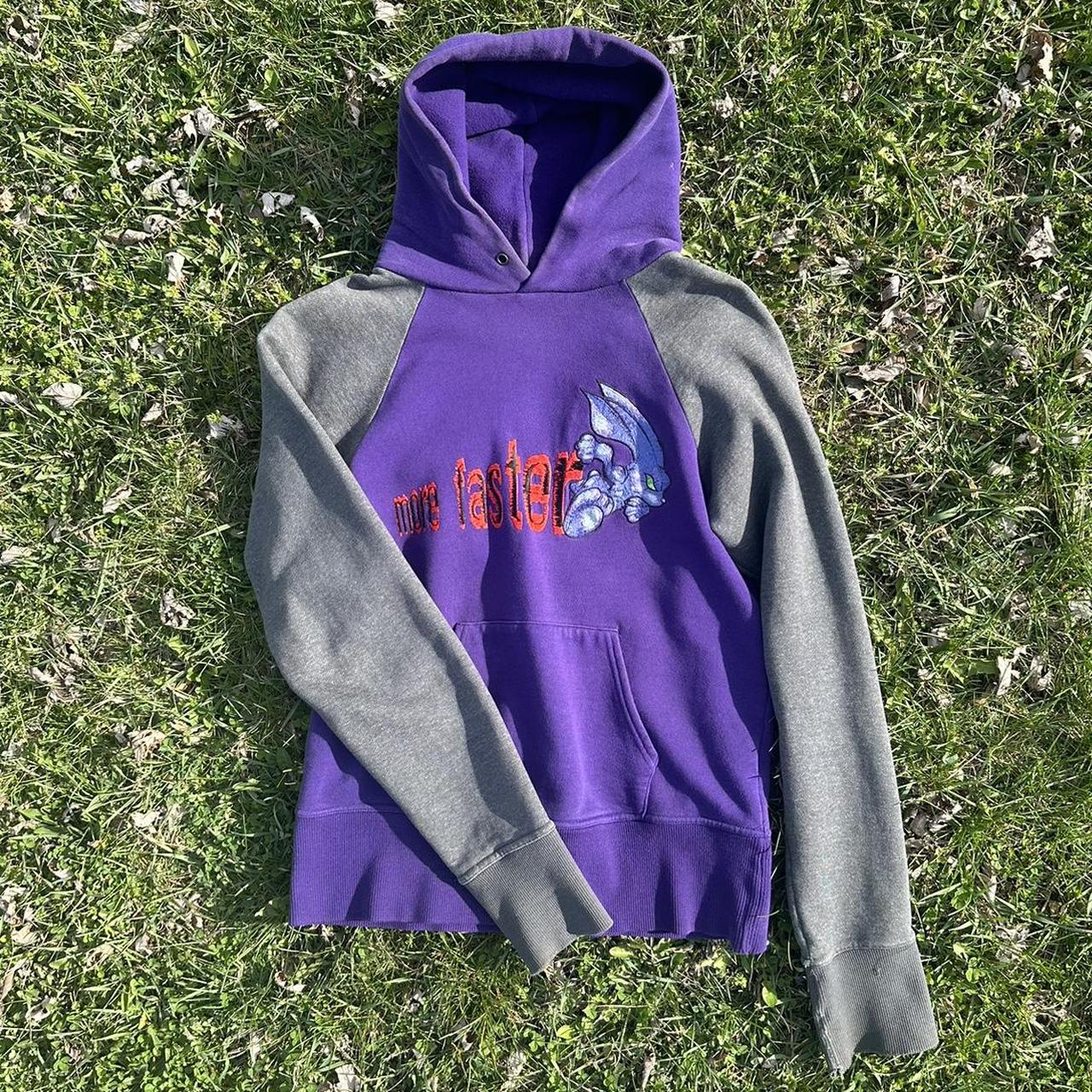 beauty:beast AW98 dark knight “more faster” hoodie  | Depop