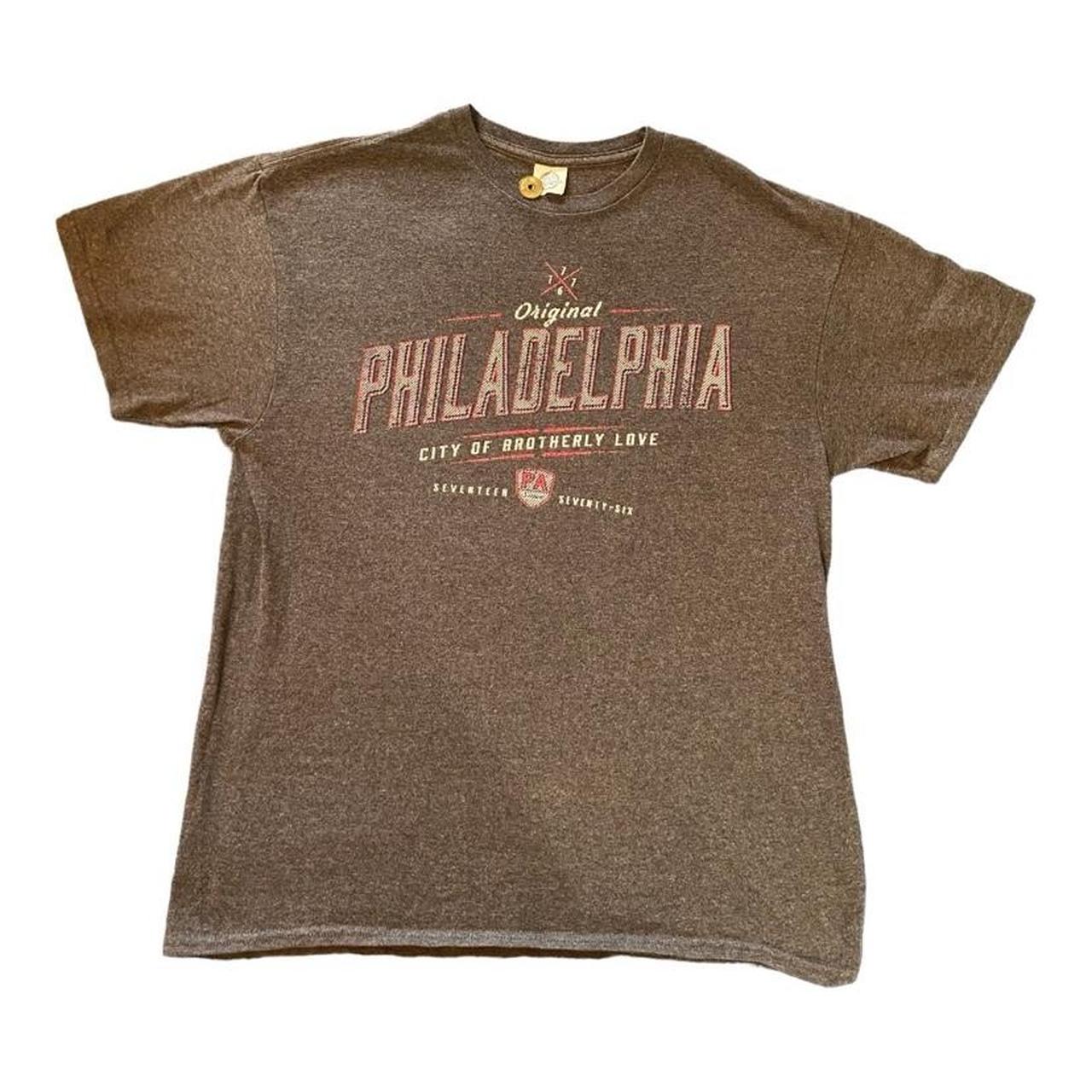 Delta Pro Weight Philadelphia Tee Length 27.5... Depop