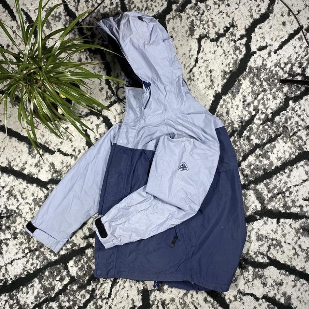 ジャケット・アウター 90s 00s NIKE ACG nylon jacket gray M VINTAGE 90s NIKE ACG OUTDOOR GORPCORE NYLON HOODED | Depop