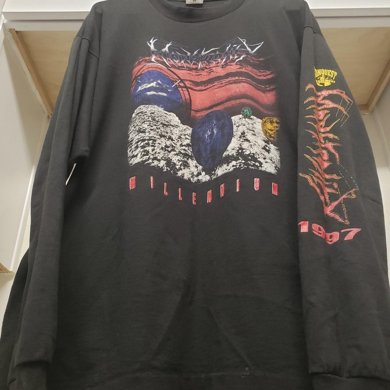 Monstrosity ~ Millennium Tour Shirt Tag: Fruit of... - Depop