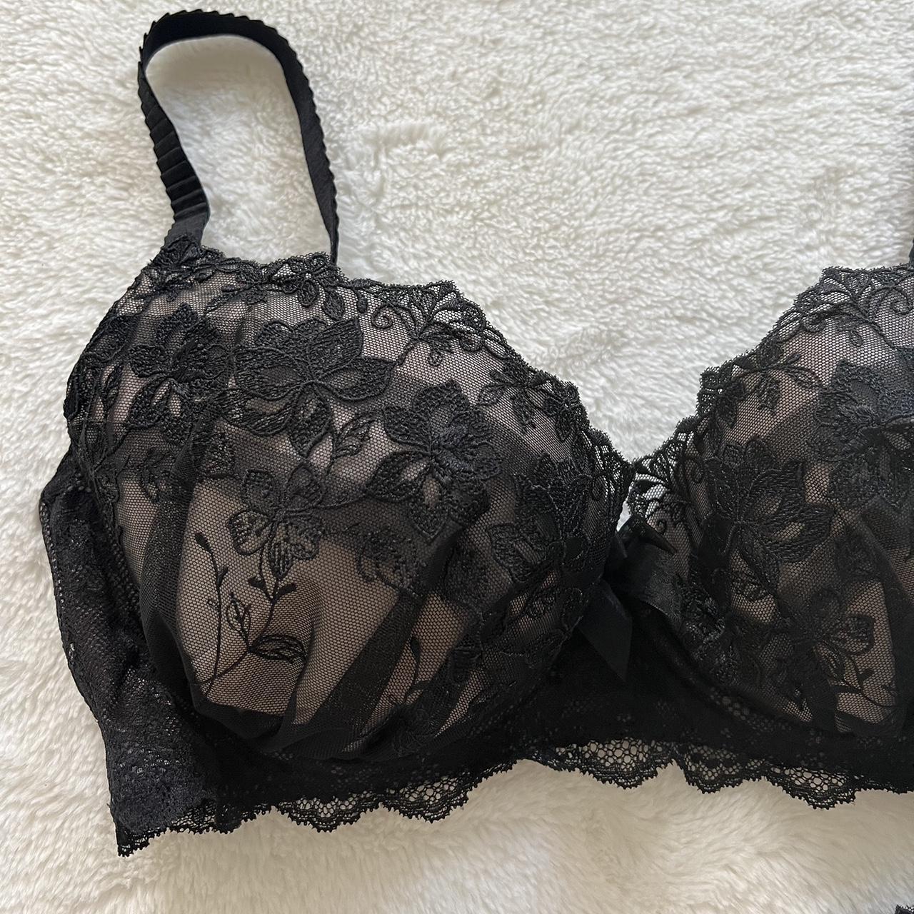 未使用❤新品❤i.女.F❤ロングブラウス❤総柄❤ブラック❤ミクロ