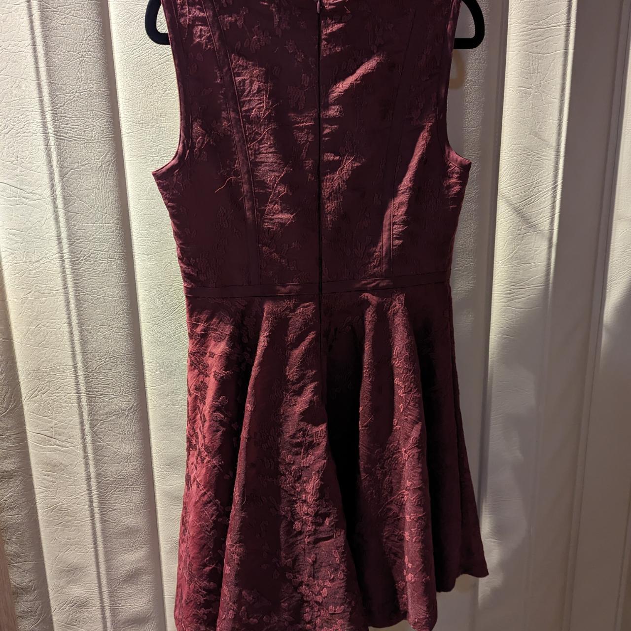 Forever New maroon dress. Worn once. Size AU 10 - Depop