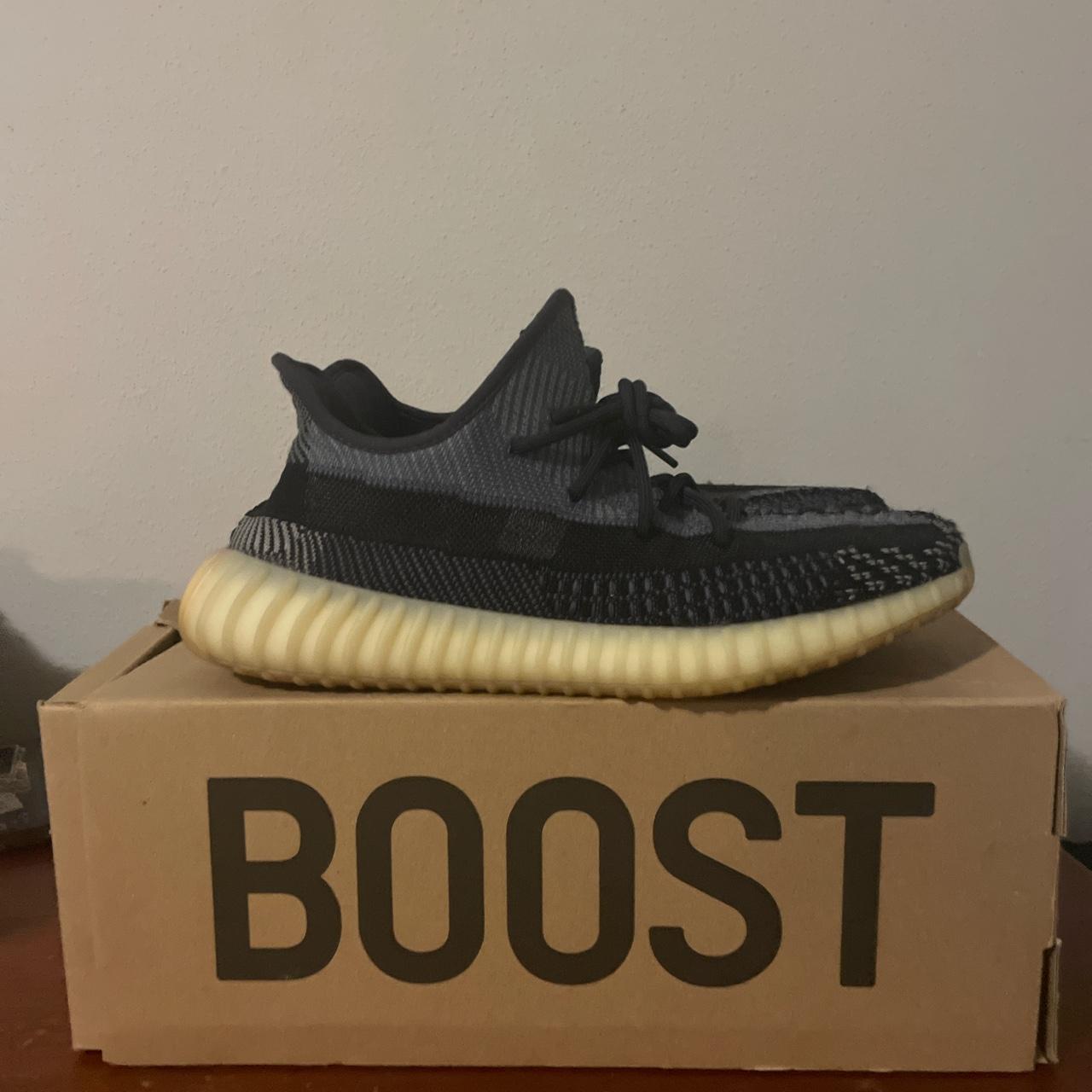 Yeezy 350 V2 “Carbon” Does not come with insoles and... - Depop