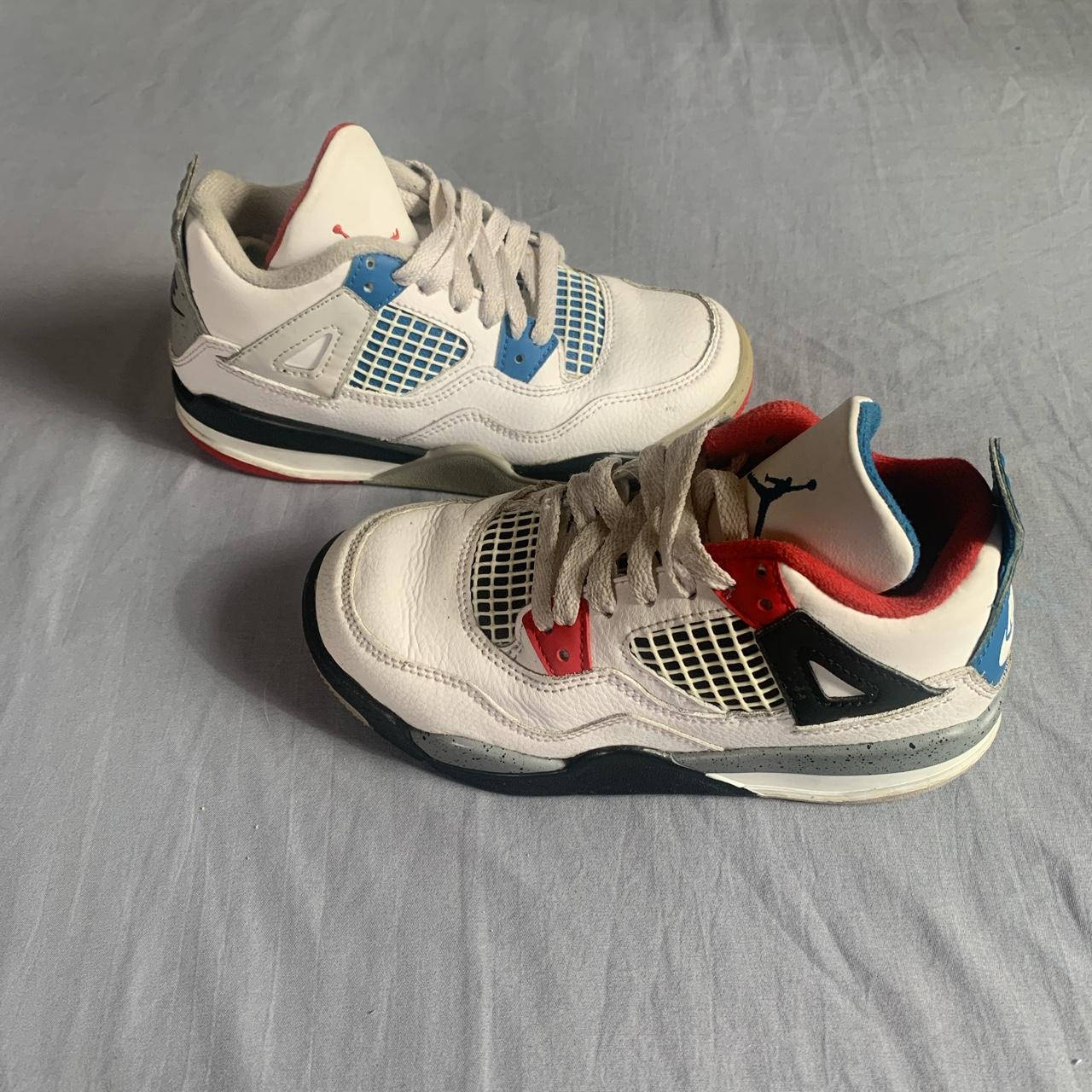 Jordan Men's Red and Blue Trainers (2)