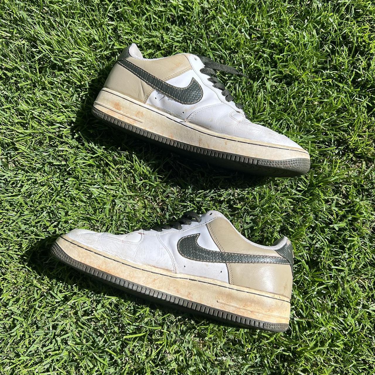 army green airforce ones