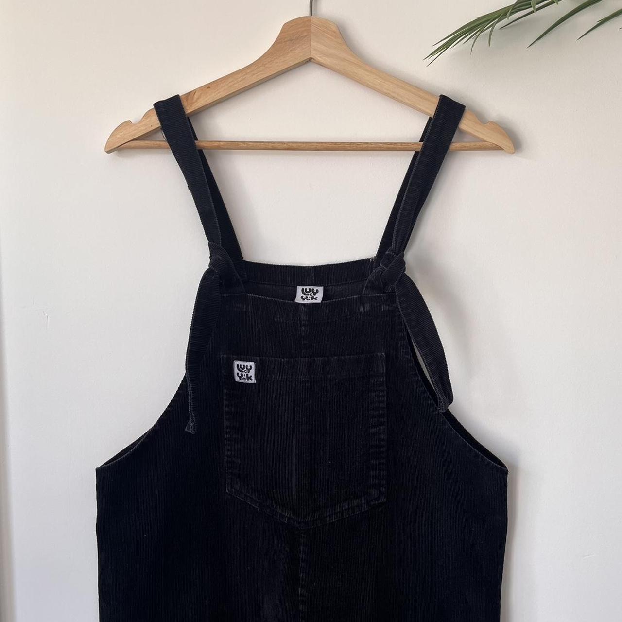 Lucy and Yak Women's Black Dungarees-overalls | Depop